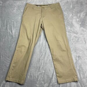 Lee Extreme Comfort Pants Mens 34x30 Tan Stretch Performance Series Straight Fit